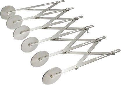 TrueCraftware- 6-Wheel Stainless Steel Adjustable Dough Divider- Pastry Cutter by Unknown