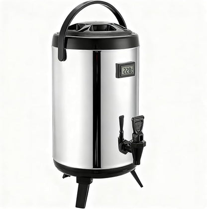 3.2 Gal/12L Non-Electric Insulated Beverage Dispenser, Stainless Steel Thermal - Image 8