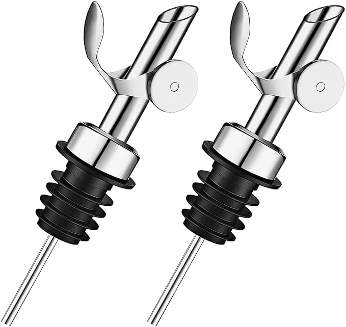 Pafusen 2 Pack Liquor Pour Spout, Auto Flip Olive Oil Dispenser Spout, Pour by Pafusen