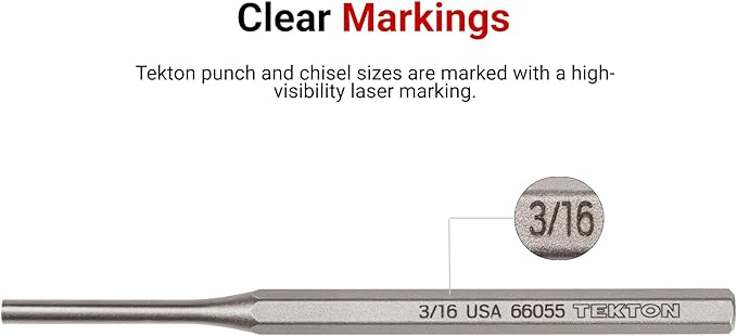 TEKTON 5/16 Inch Pin Punch | 66058 | Made in USA - Image 5
