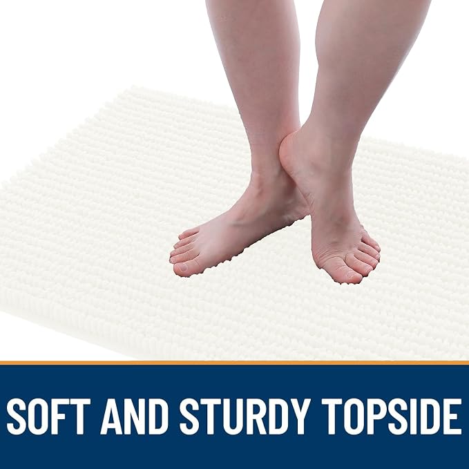 OLANLY Dog Door Mat for Muddy Paws 47x24, Ultra Absorbent Chenille Mud Doormat - Image 3
