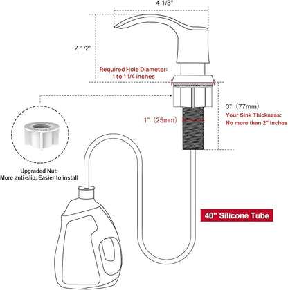 GAGALIFE Kitchen Sink Soap Dispenser - Image 2