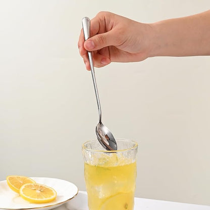 DEHOV 7.5 Inches Stainless Steel Iced Tea Spoons, Ice Cream, Long Handle Iced - Image 8