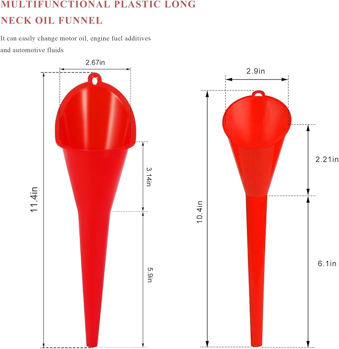 2 PCS Oil Funnel, Automotive Use Funnels - Image 2
