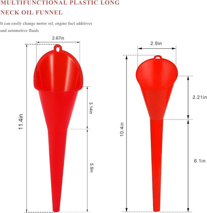 2 PCS Oil Funnel, Automotive Use Funnels - Image 2