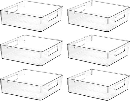 Clear Plastic Storage Bins, Pantry Organizers and Storage or Kitchen by ShelfShaper