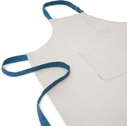 Cotton Canvas Apron for Women & Men – Adjustable Neck Strap & Waist Ties - Image 6