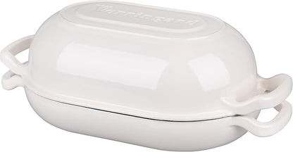 VORRINGARD Enameled Cast Iron Sourdough Bread Oven, Dutch Oven, Loaf Cast Iron - Image 8