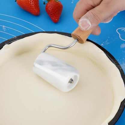 Tianman Small Marble Rolling Pin Pizza Roller, Marble Pastry Roller Non-Stick - Image 6