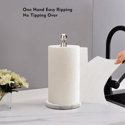 Paper Towel Holder Countertop, Standing Paper Towel Roll Holder - Image 2