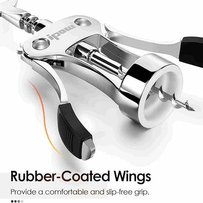 IPOW Wine Opener, Zinc Alloy Wine Bottle Opener, Wing Corkscrew Heavy Duty - Image 5