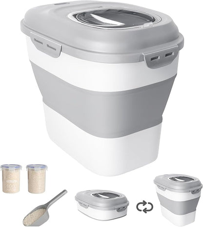 20-50 Lbs Food Storage Container by DDMOMMYCOLLAPSIBLEFOODSTORAGECONTAINERFAMILY
