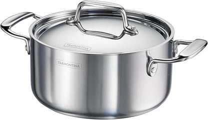 Tramontina Utsava Tri-Ply Clad Stainless Steel 3.25-Quart Casserole - Image 7