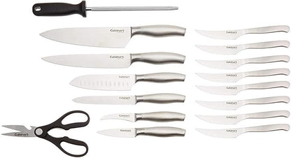 CUISINART Block Knife Set, Lightweight, Stainless Steel, Durable & Dishwasher - Image 4