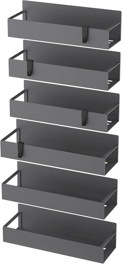 HuggieGems 6 Pack Magnetic Spice Storage Rack Organizer - Image 6