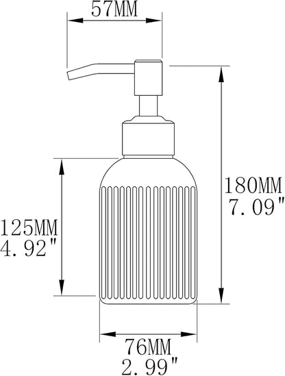 Dish Kitchen Soap Dispenser, Oil Rubbed Bronze Bathroom Liquid Soap Dispensers - Image 8