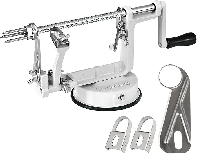 Apple Peeler, Slicer Corer Potato Peelers 3 In 1, Stainless Steel Heavy Duty by Pautou