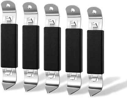 KTOJOY 5 Pack Magnetic Bottle Openers Stainless Steel Flat Bottle Opener by KTOJOY