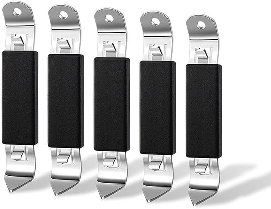 KTOJOY 5 Pack Magnetic Bottle Openers Stainless Steel Flat Bottle Opener by KTOJOY