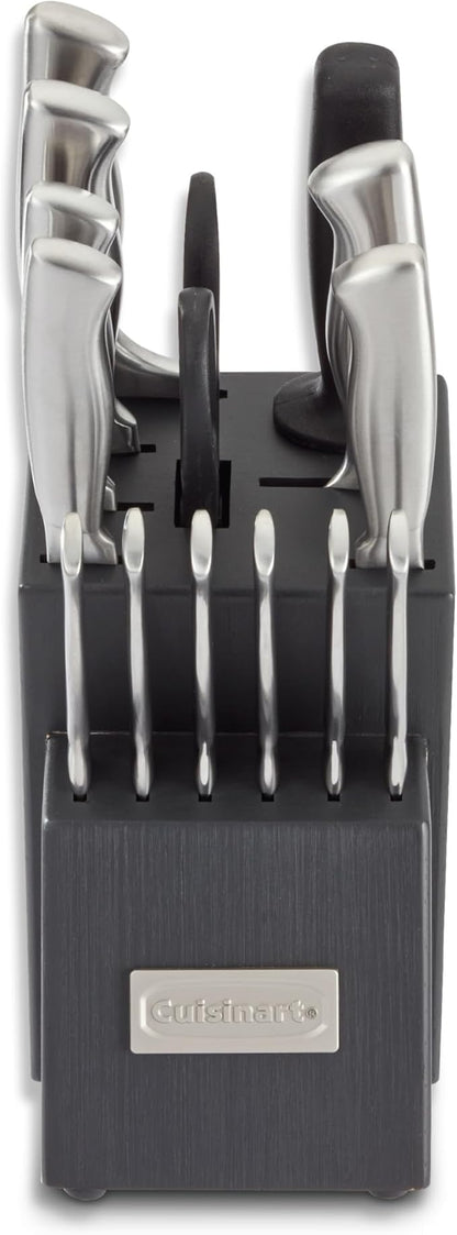 Cuisinart Professional Block Knife Set, Lightweight, Stainless Steel, Durable & by Cuisinart