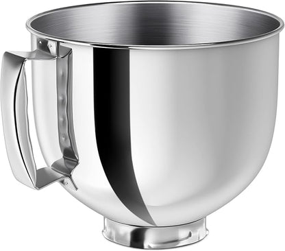 Stainless Steel Mixer bowl Fit for KitchenAid Artisan&Classic Series 4.5-5 QT by Ericair