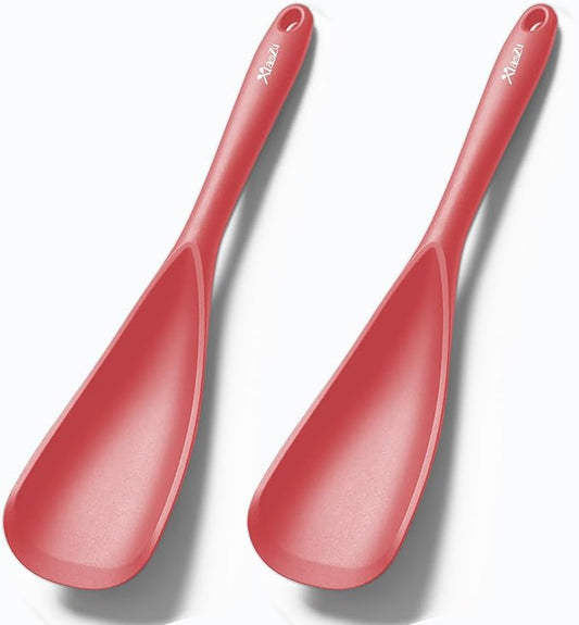 Silicone Spatula Spoon, Seamless Design, Safe by XiaoZuHomeKitchen