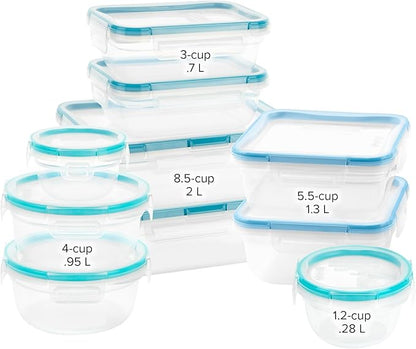 Snapware Plastic Total Solutions Food Storage Containers Set, Airtight & - Image 2