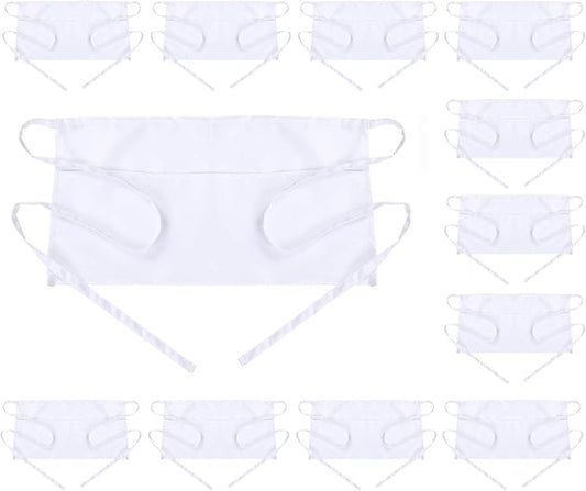 BOHARERS Waist Apron with 3 Pockets 12 Pack by BOHARERS