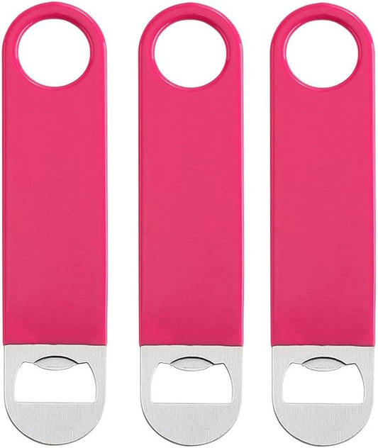 3 Pack 7" Heavy Duty Flat Bottle Opener by QLL