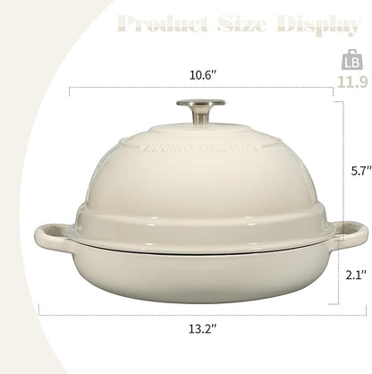 EDGING CASTING Enameled Cast Iron Dutch Oven Pot - Image 3