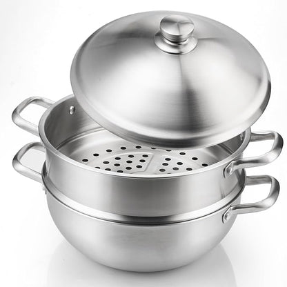 Delarlo Tri-Ply Stainless Steel 12 Inch Everyday Pan by DELARLOCOOKWARE