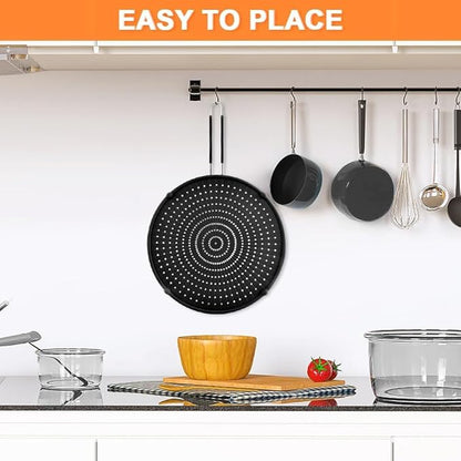 Splatter Screen for Frying Pan, Silicone Grease Splatter Guard, Heat-Resistant - Image 5