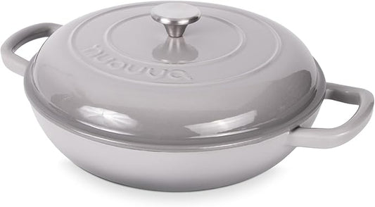 Shallow Cast Iron Casserole by Nuovva