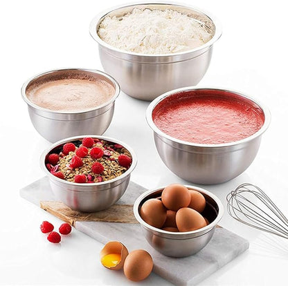 Mixing Bowls, Utensils for the Kitchen, Dishwasher Safe, 3.75L / 3.25L / 2.5L / - Image 7