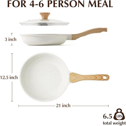 SENSARTE Nonstick Ceramic Frying Pan Skillet - Image 8