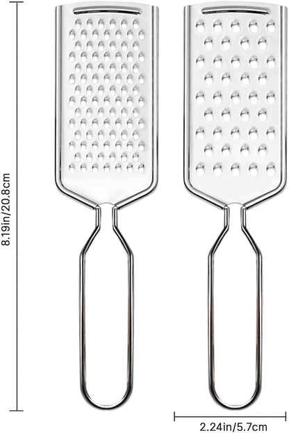 4 PCS Cheese Grater, Stainless Steel Cheese Shredder, Lemon Vegetable Slicer - Image 6