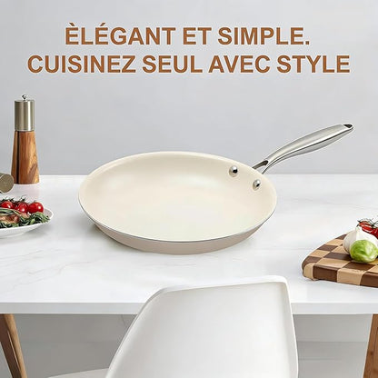 9.25 Inch Ceramic Nonstick Frying Pan - Image 9