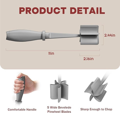 2 Pcs Meat Chopper, Hamburger Grinder, Premium Heat Resistant Smasher - Image 2