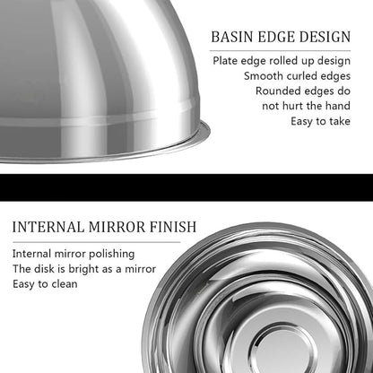 Mixing Bowls, Utensils for the Kitchen, Dishwasher Safe, 3.75L / 3.25L / 2.5L / - Image 5