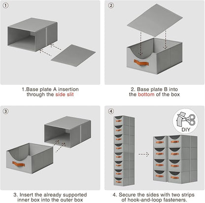 Homsorout Stackable Storage Drawers - Image 7