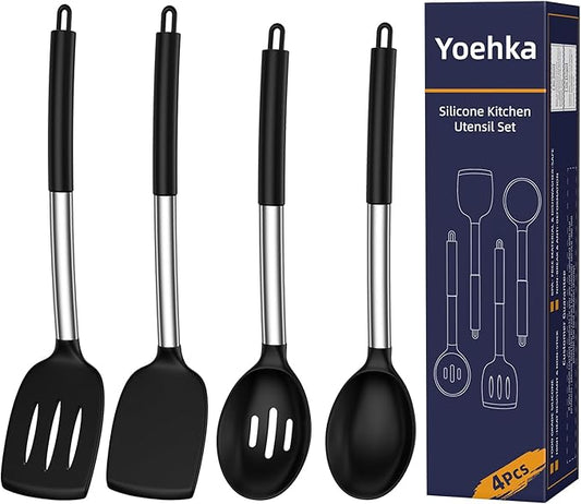 Yoehka Silicone Cooking Utensils Set by Yoehka