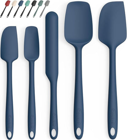Coukre Silicone Spatula Set of 5, High Temperature Resistant, Food Grade by Coukre