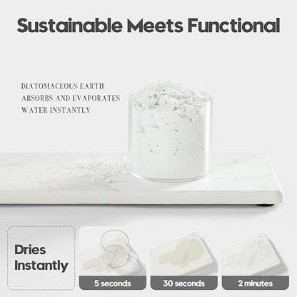 2PCS Water Absorbing Stone Drying Tray - Image 3