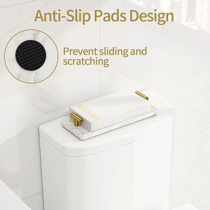 STWWO Napkin Holder for Bathroom, Guest Towel Holder Tray for Bathroom - Image 4