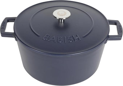 Babish 6-Quart Round Enameled Cast Iron Dutch Oven - Image 6