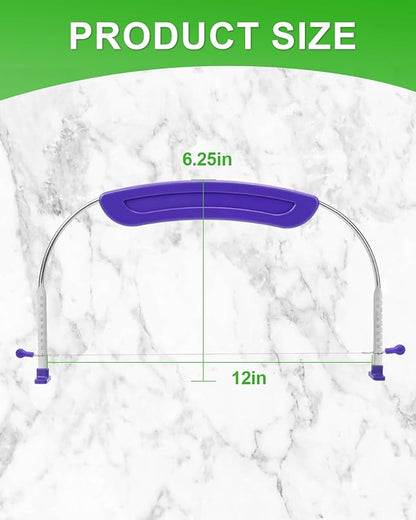 Adjustable 2- wire Cake Slicer Leveler Small Cake Cutter Slicer - Image 5