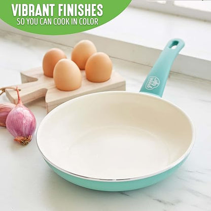 GreenLife Nonstick 8" Frying Pan Skillet, Non-Toxic PFAS-Free Ceramic Nonstick - Image 7