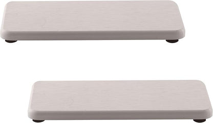 NiuYichee 2 Pcs Water Absorbing Stone Trays, Kitchen/Bathroom Sink Soap Dish by NiuYichee
