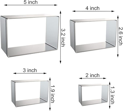 Rectangle Cookie Cutter Set Large - Image 2