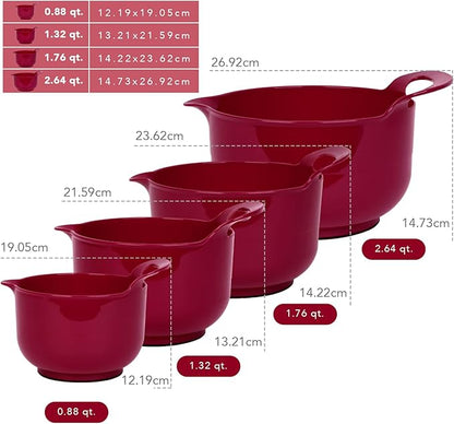 BoxedHome 4 Pack Nesting Mixing Bowl Set - Image 3